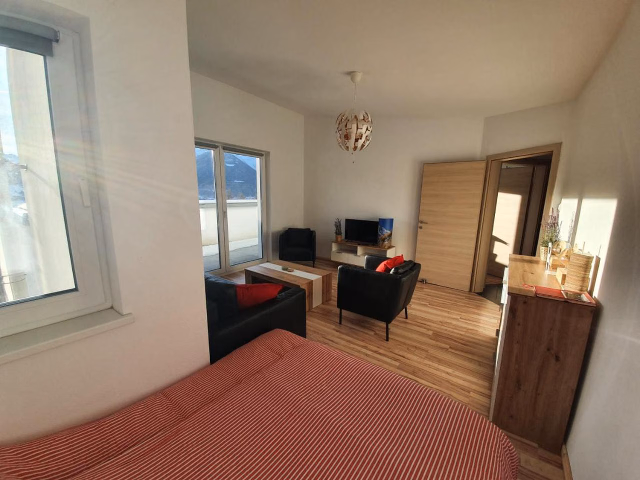 Apartment mit Blick auf die Berge