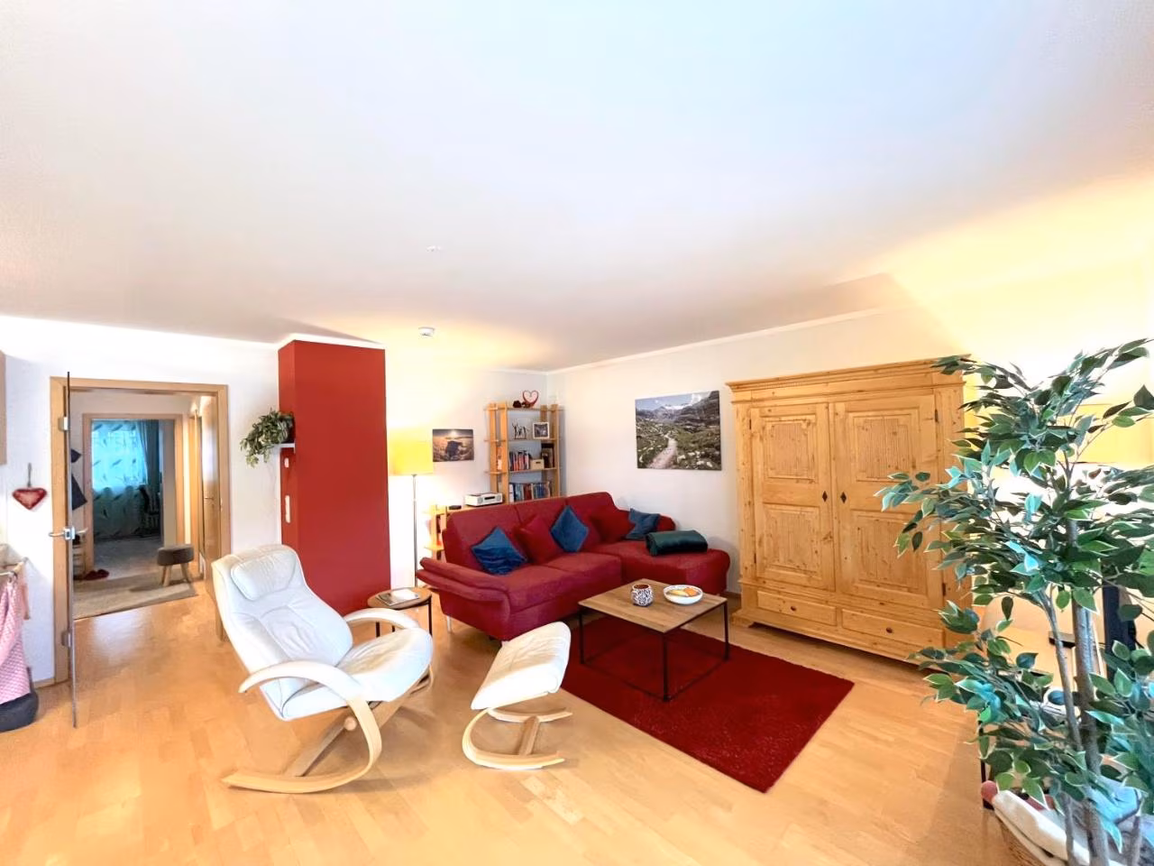 Apartment mit 2 Schlafzimmern und Dusche
