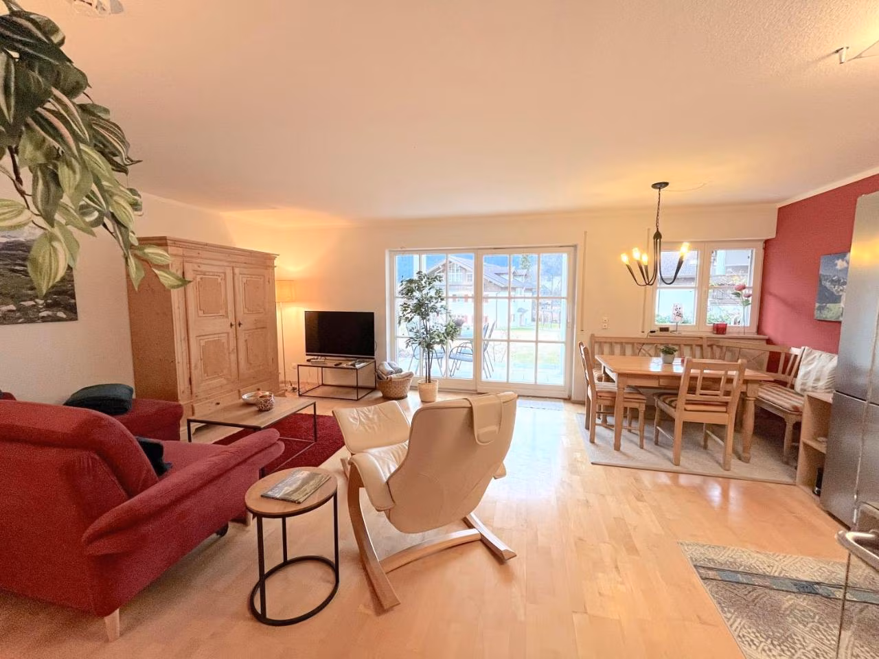 Apartment mit 2 Schlafzimmern und Dusche
