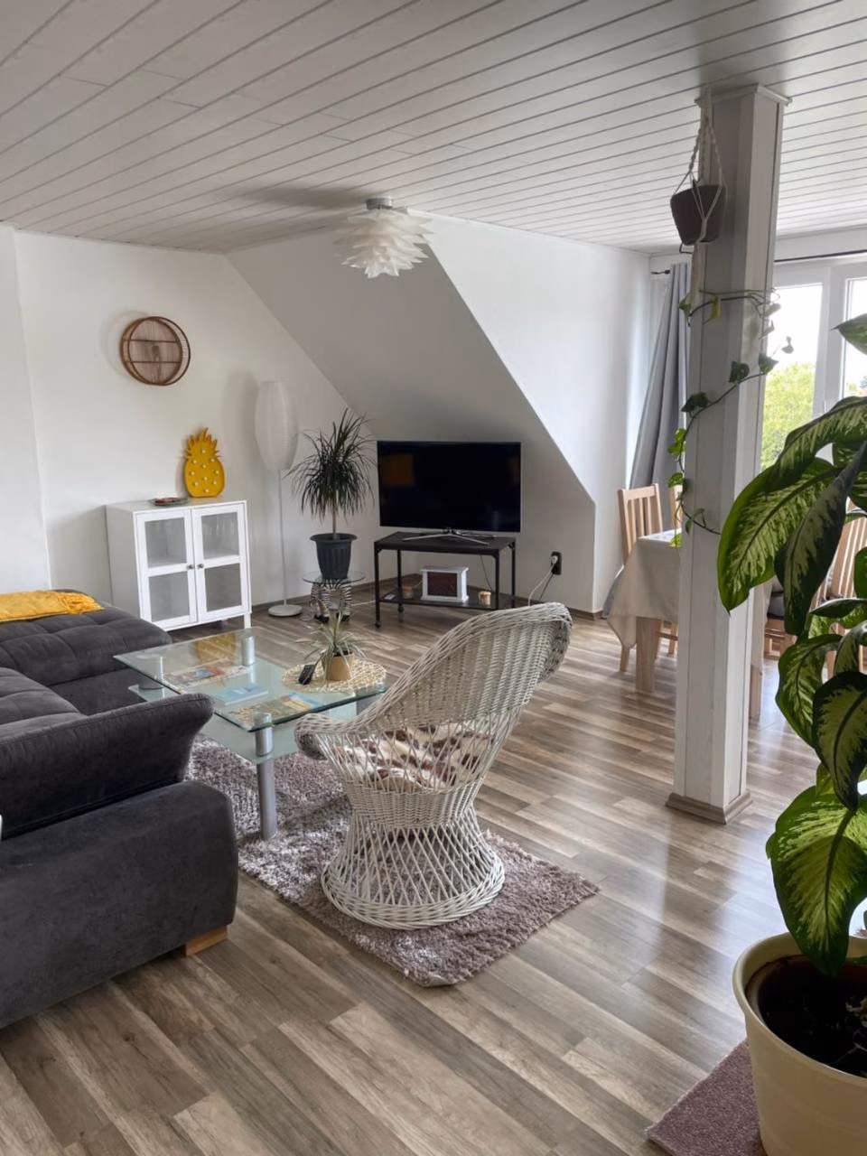 Apartment mit Gartenblick