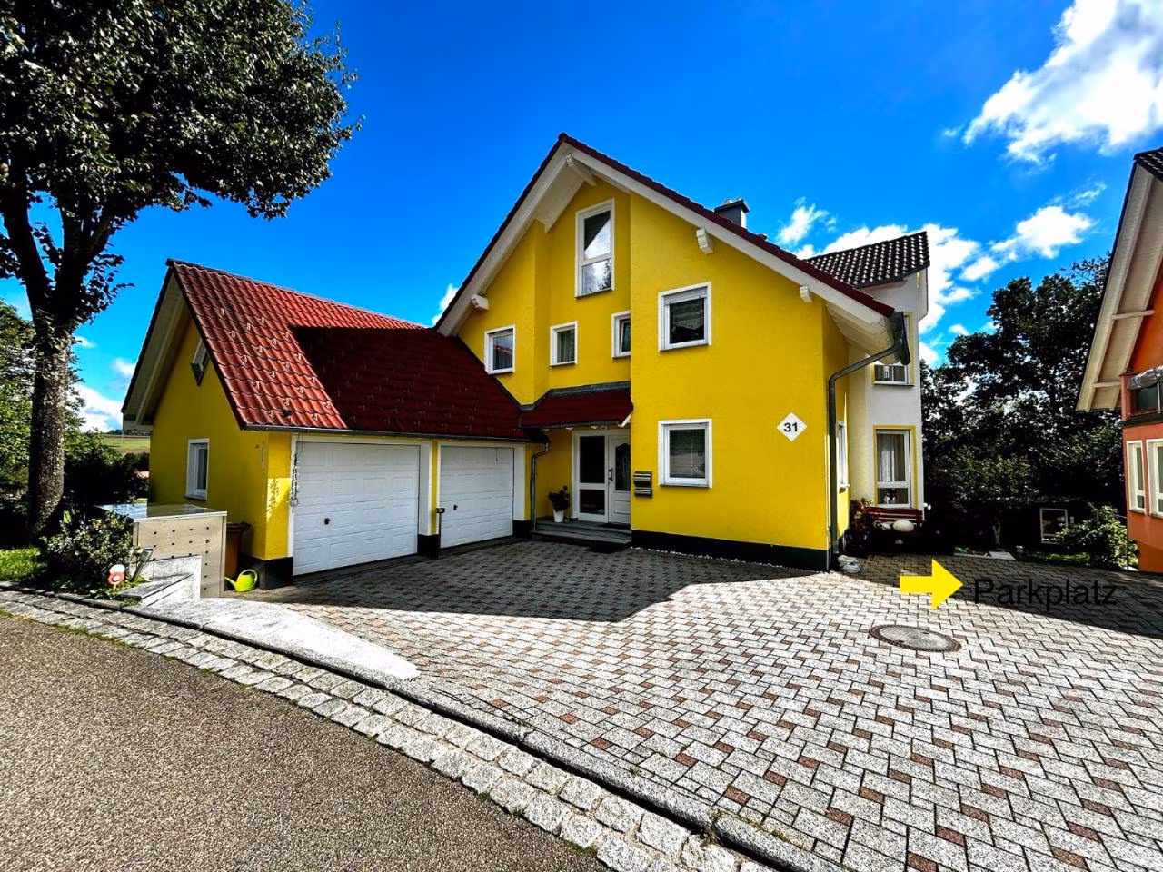 Apartment mit Gartenblick