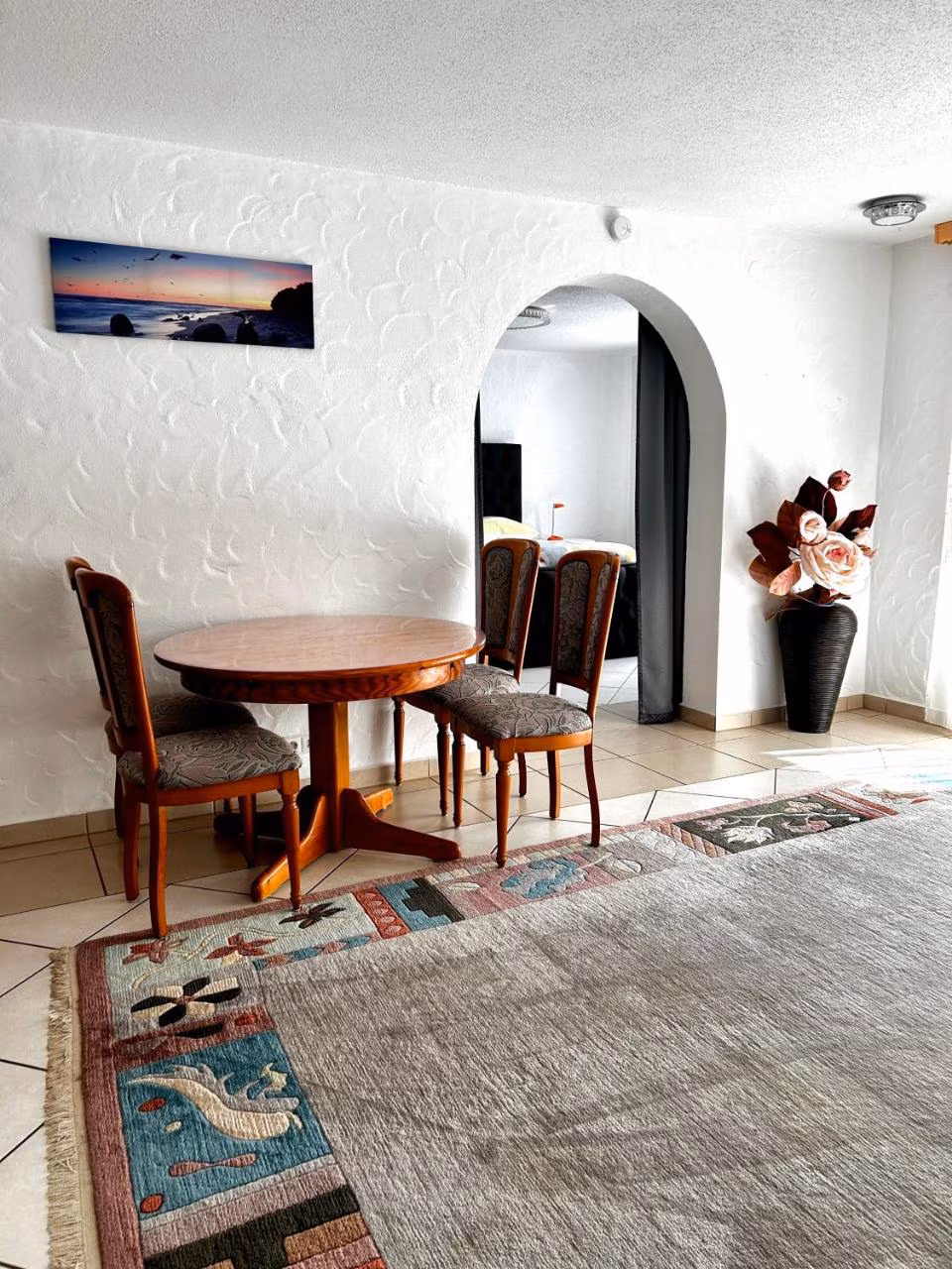 Apartment mit Gartenblick