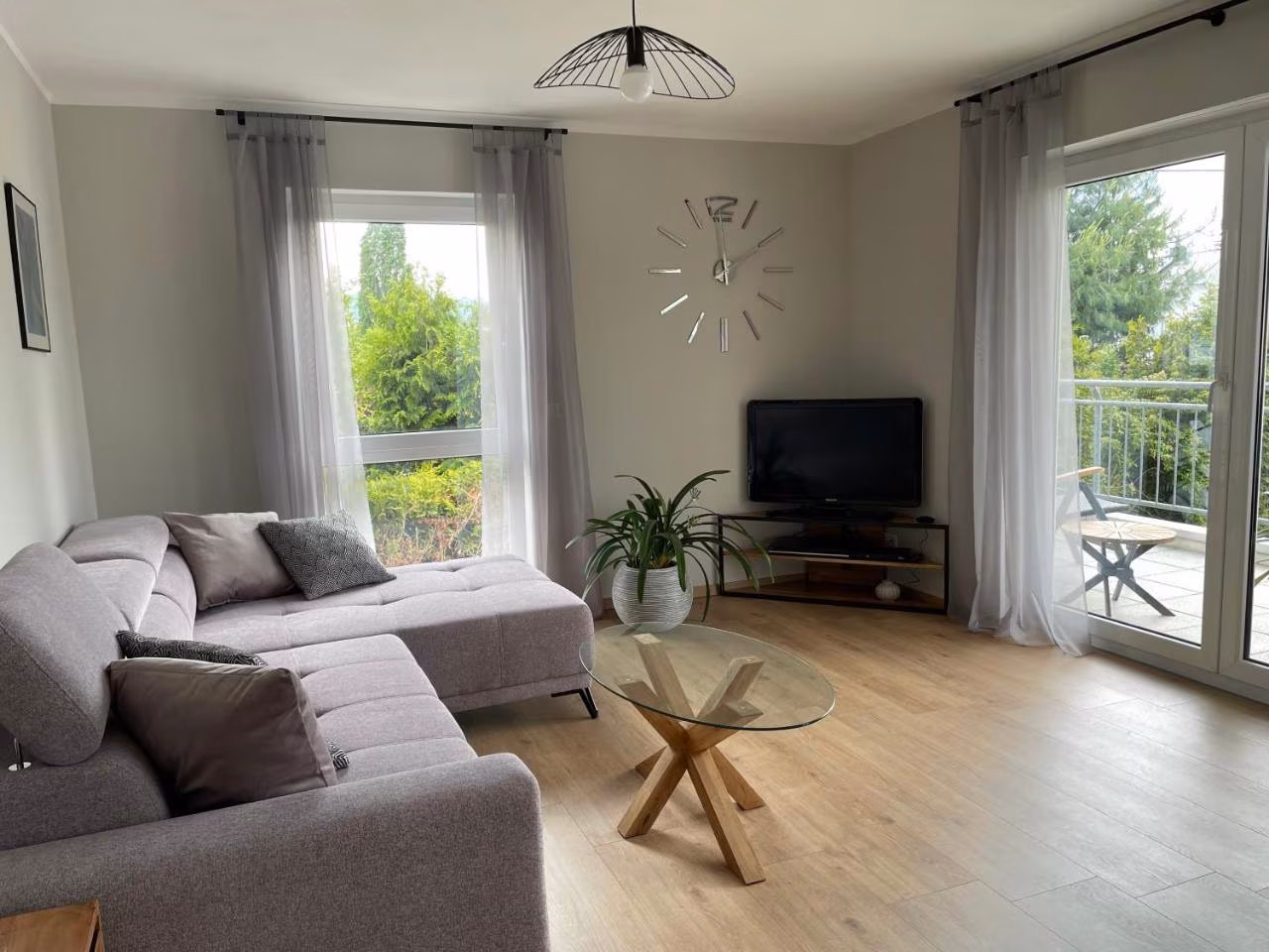 Apartment mit 1 Schlafzimmer und Balkon