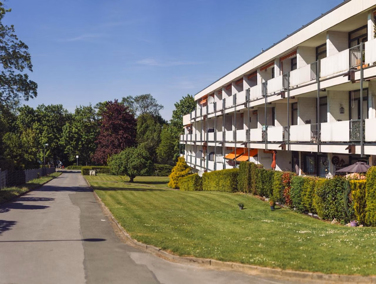 Apartment mit Gartenblick