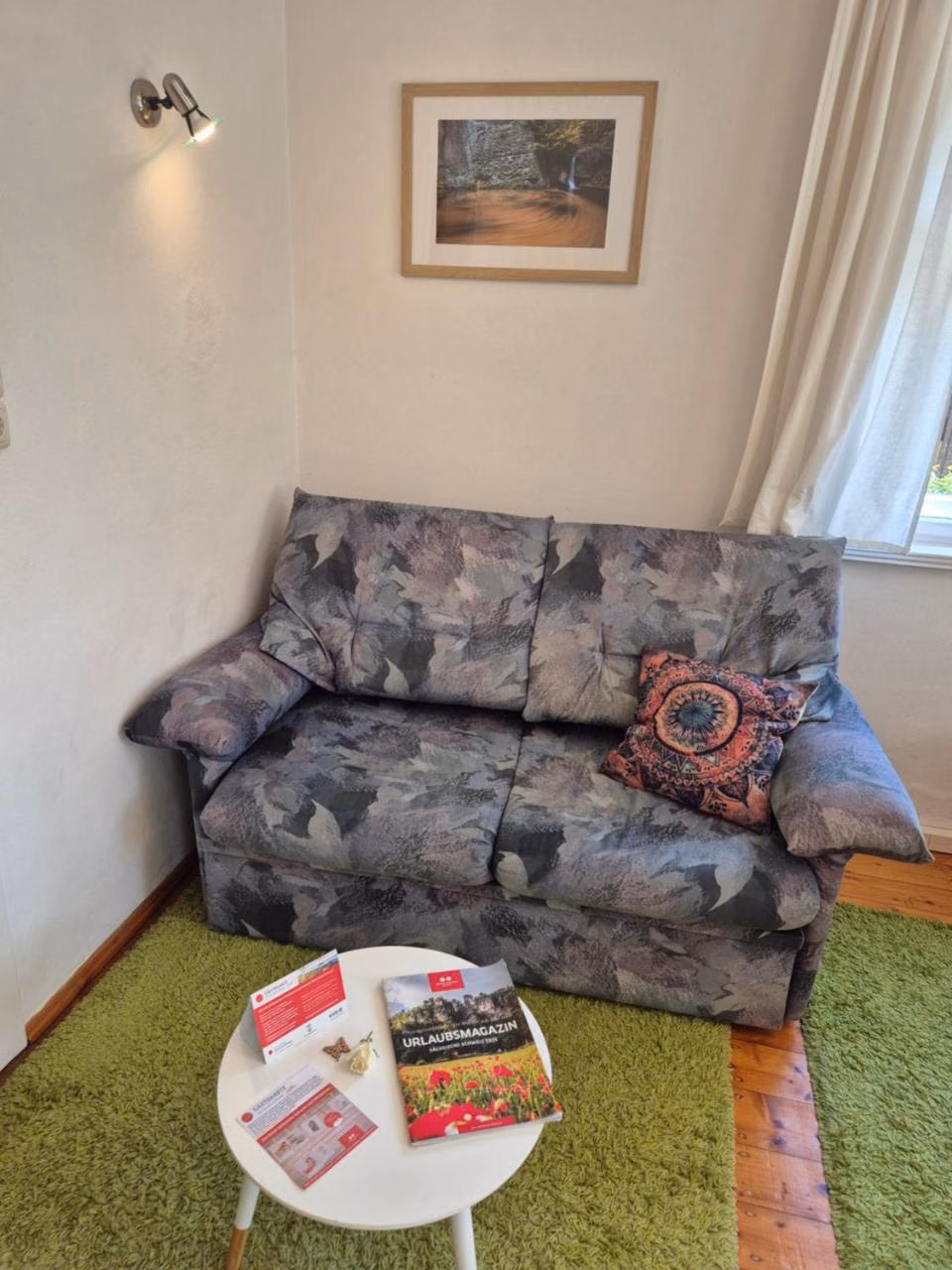 Apartment mit 1 Schlafzimmer und Gartenblick