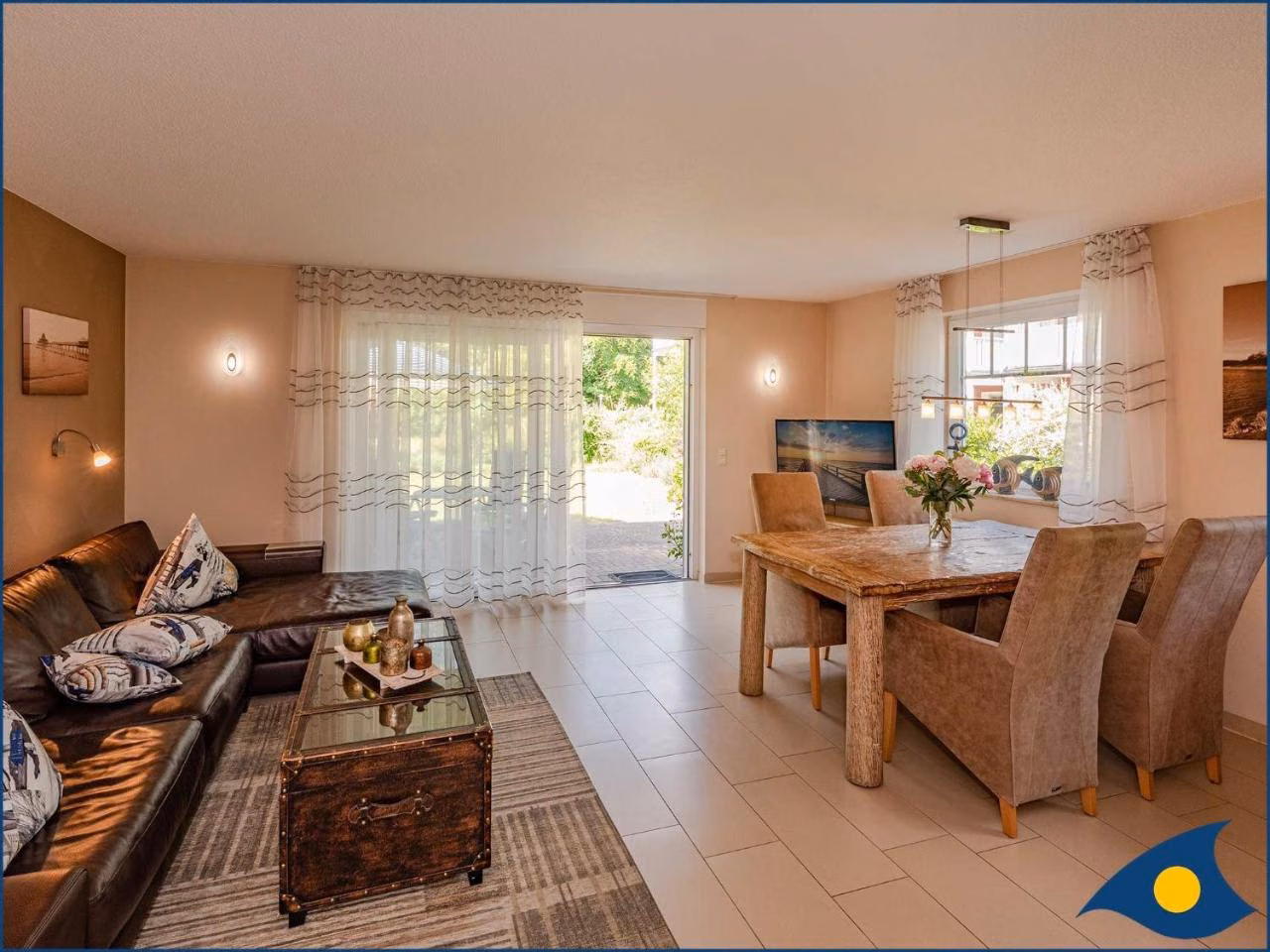 Apartment mit 1 Schlafzimmer und Terrasse