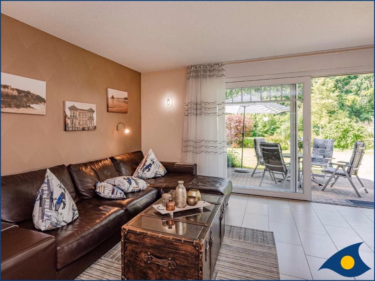 Apartment mit 1 Schlafzimmer und Terrasse