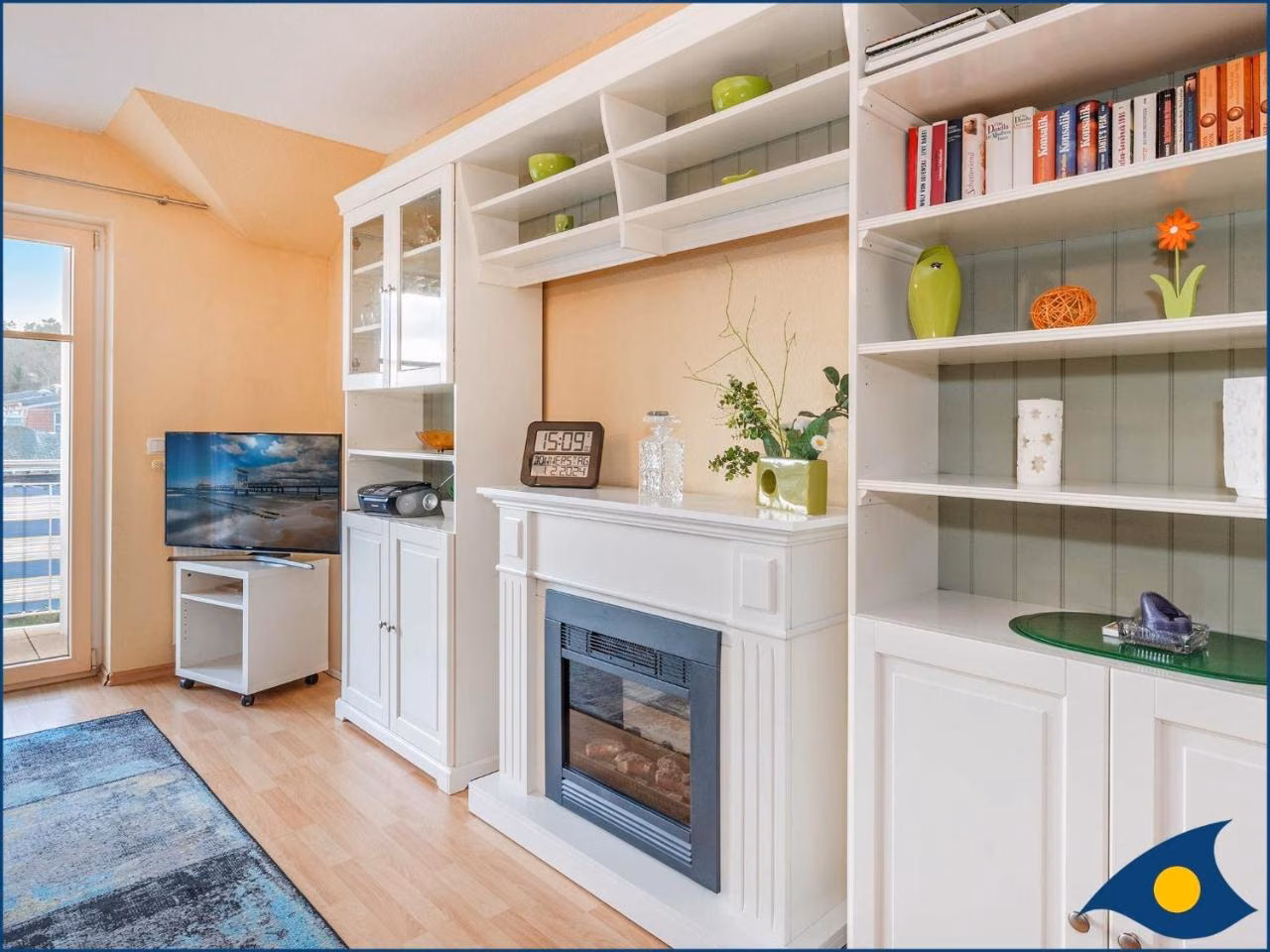 Apartment mit 2 Schlafzimmern und Balkon