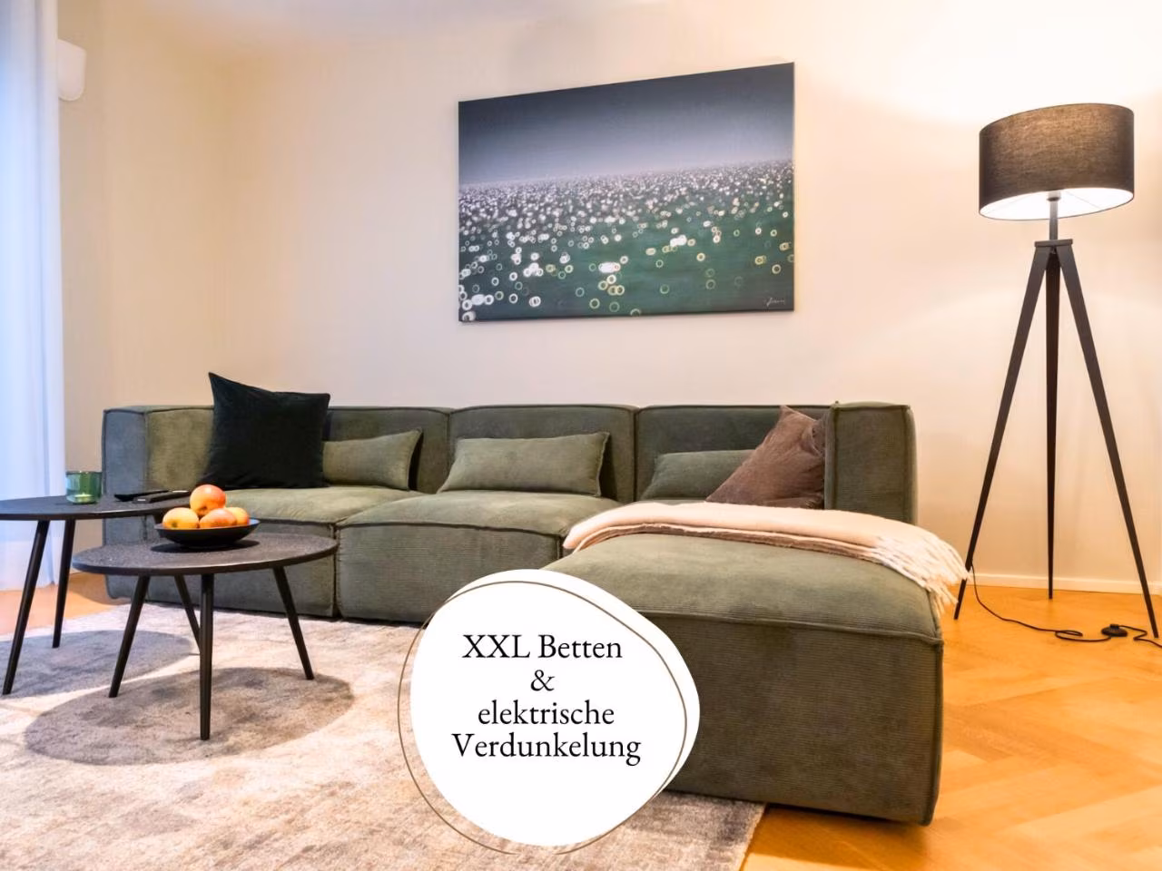 Studio-Apartment mit Balkon