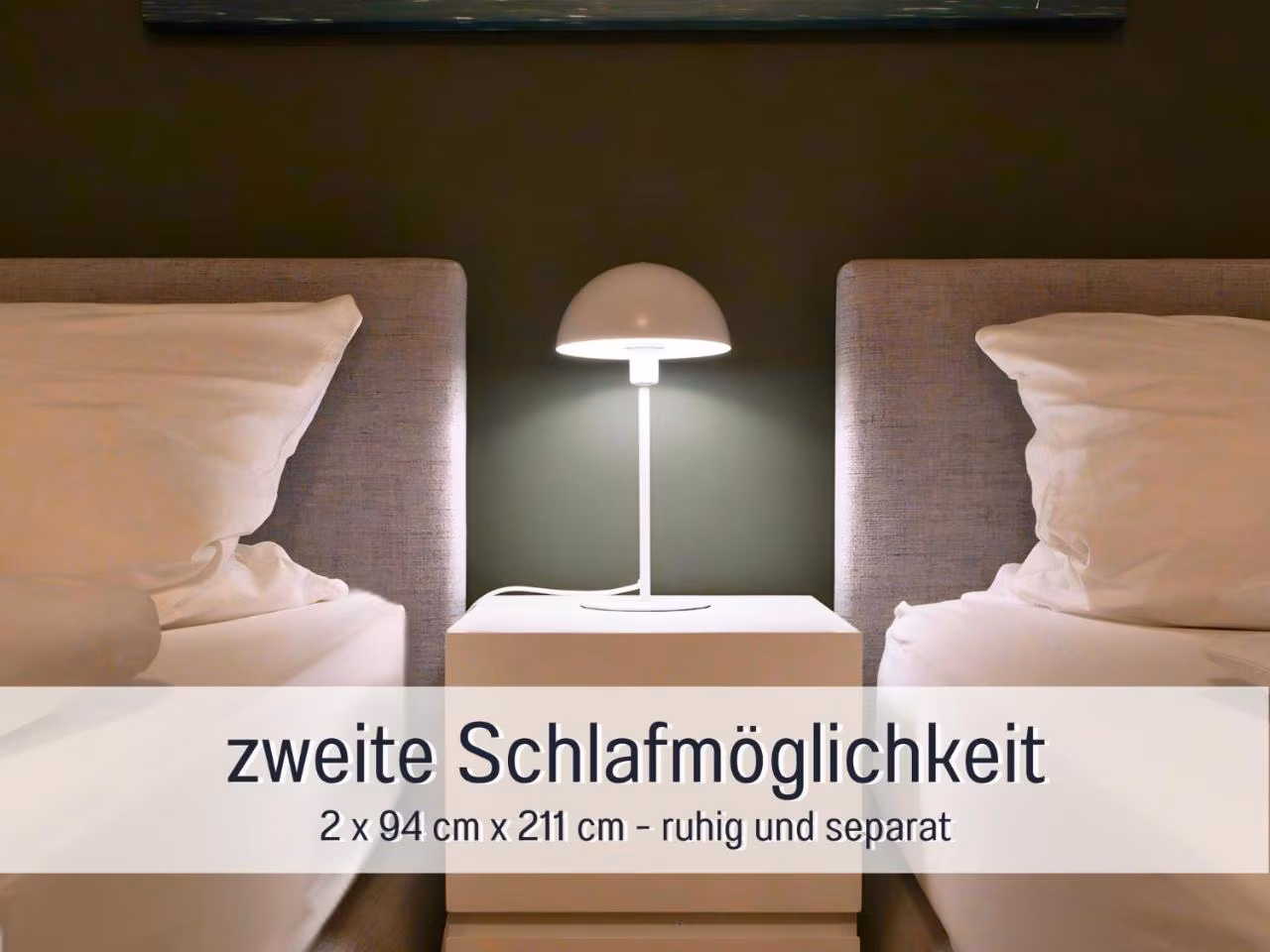 Studio-Apartment mit Balkon
