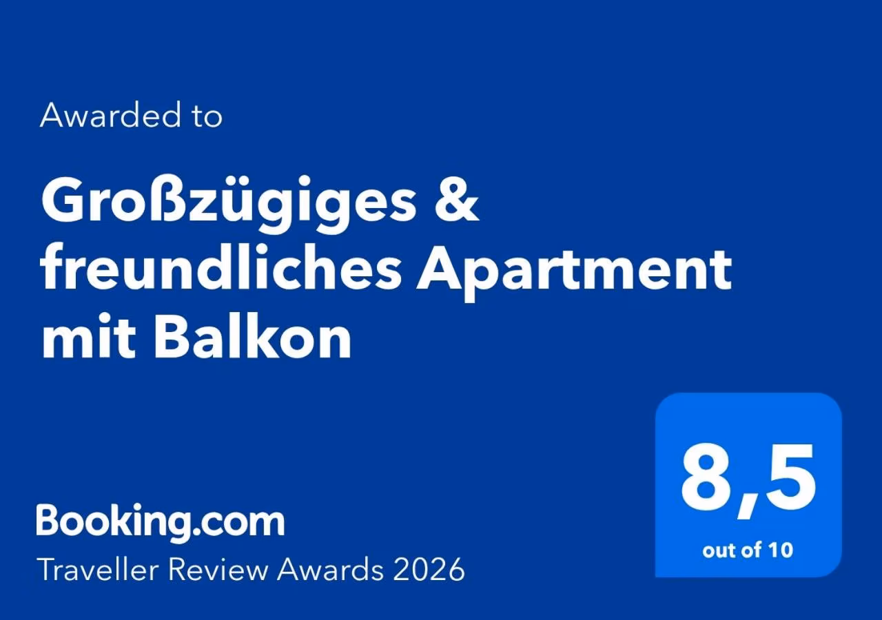 Apartment mit Balkon