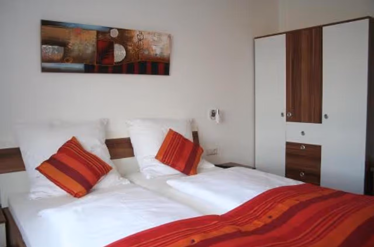 Apartment mit 1 Schlafzimmer und Gartenblick