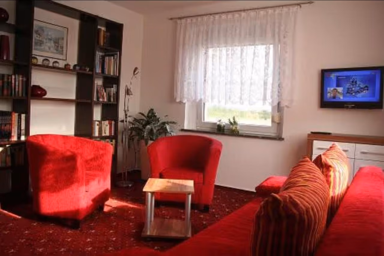 Apartment mit 1 Schlafzimmer und Gartenblick