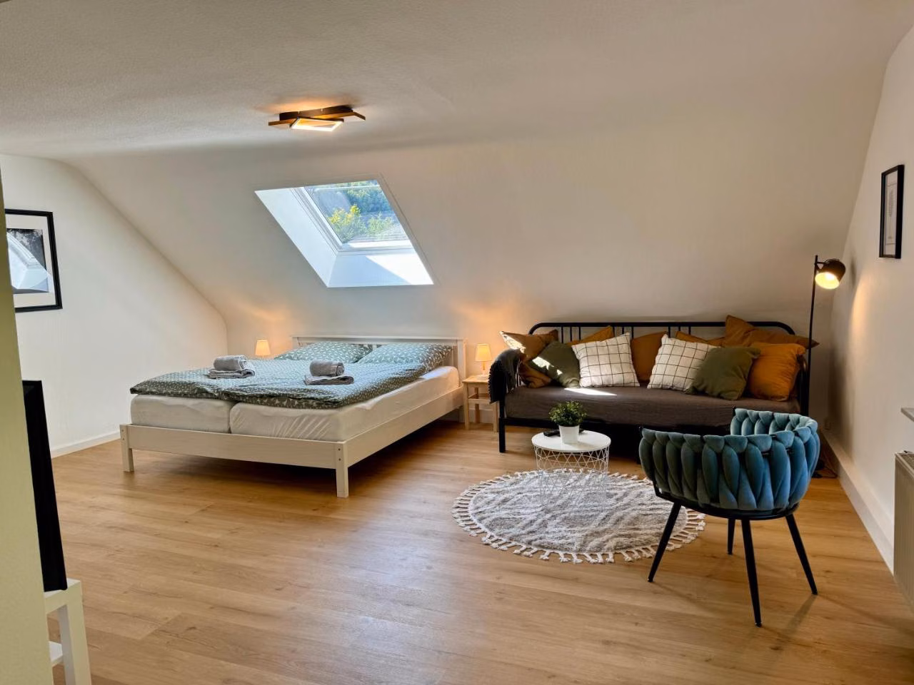 Apartment mit Dusche