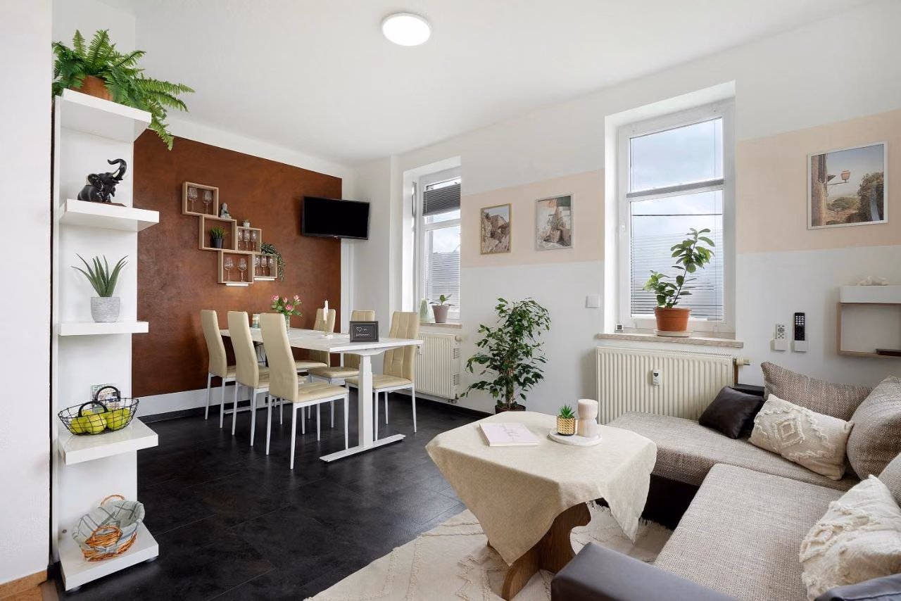 Apartment mit Dusche