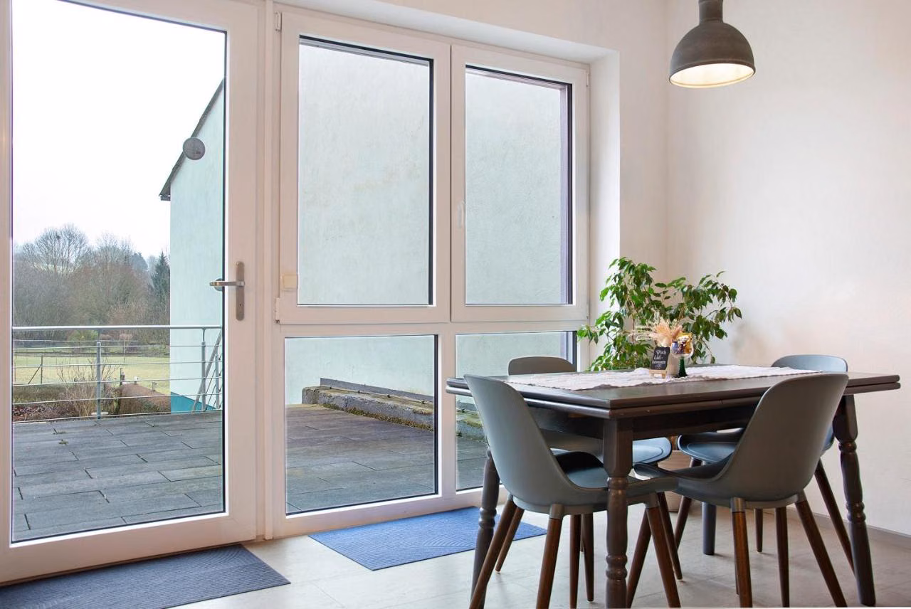 Apartment mit 1 Schlafzimmer und Gartenblick