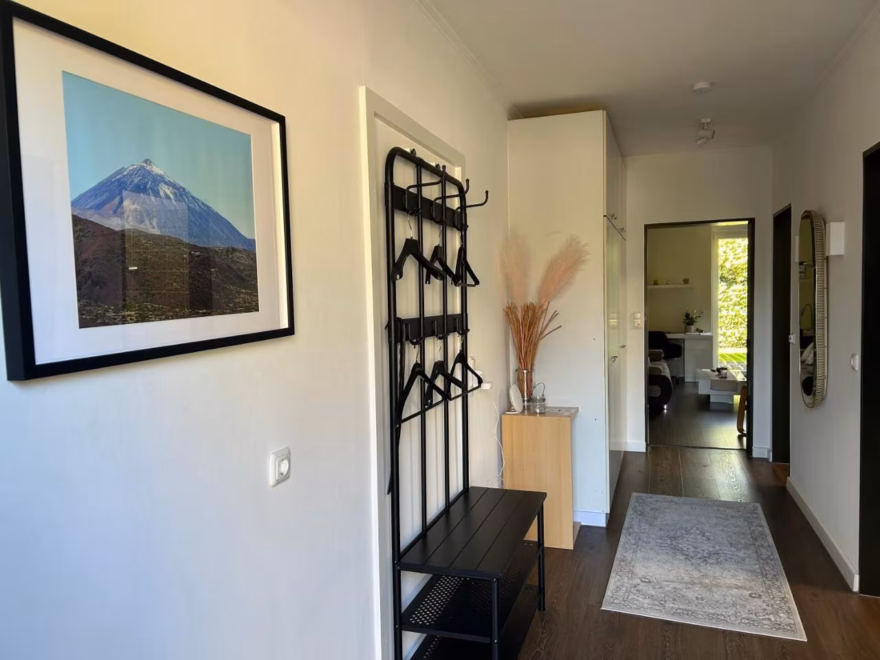 Apartment mit 1 Schlafzimmer und Gartenblick