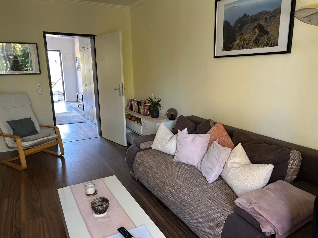 Apartment mit 1 Schlafzimmer und Gartenblick