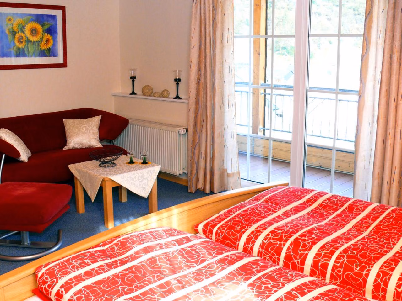 Doppelzimmer mit Balkon