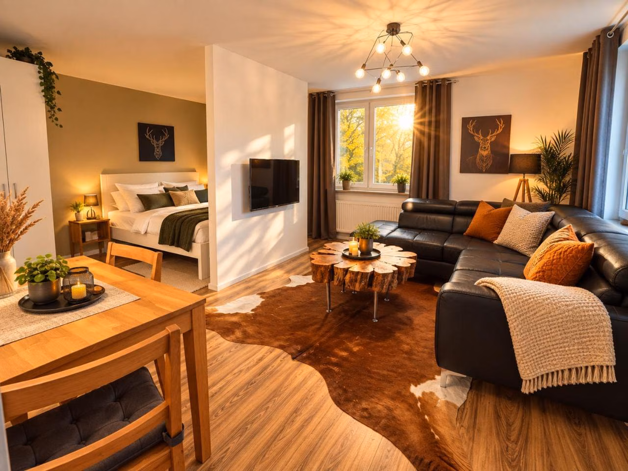 Apartment mit 1 Schlafzimmer