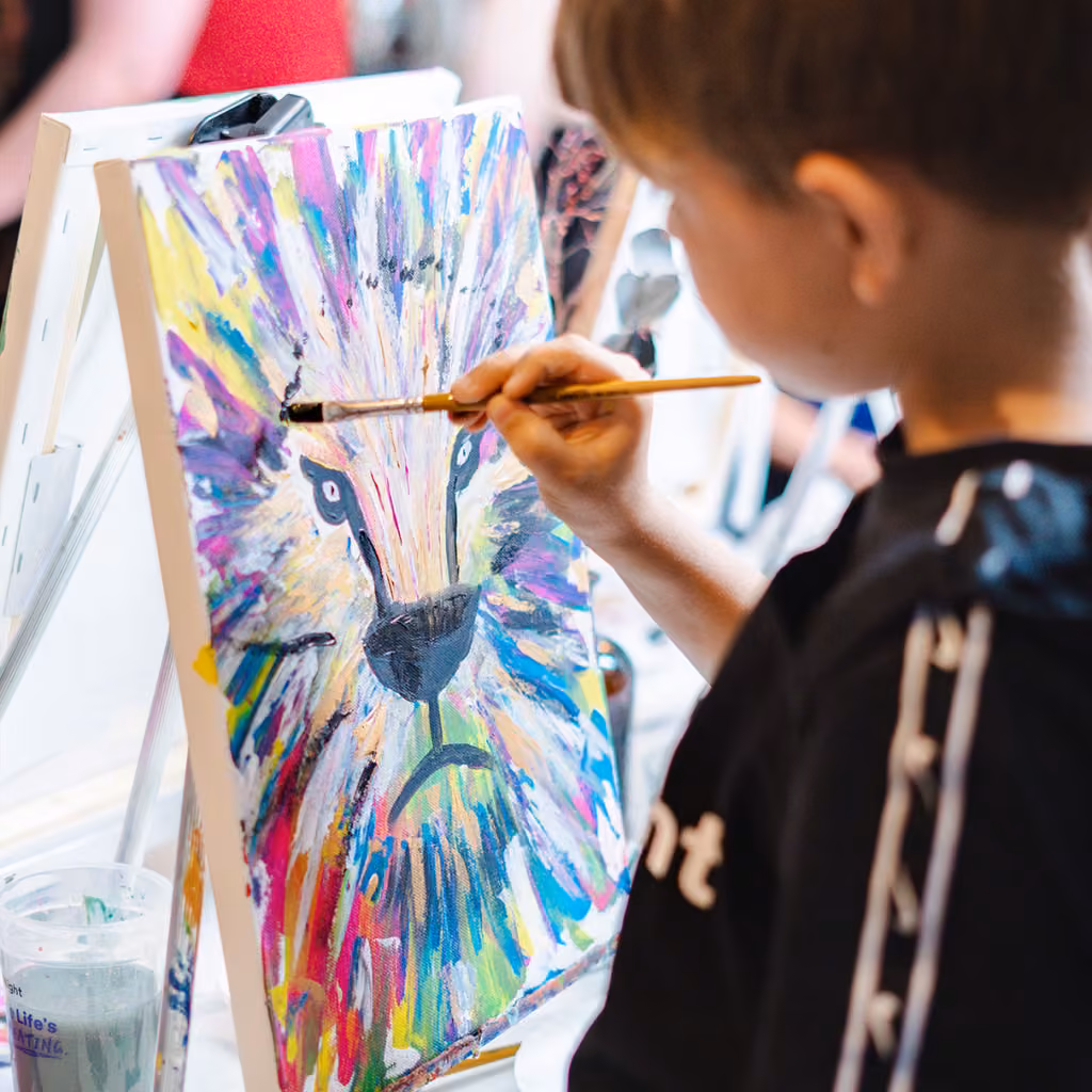 ArtNight Kids: Löwe - Shades Café Bar Atelier