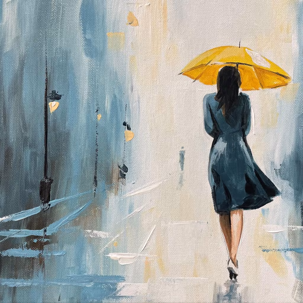 Im Regen - Atelier R. Schwarz