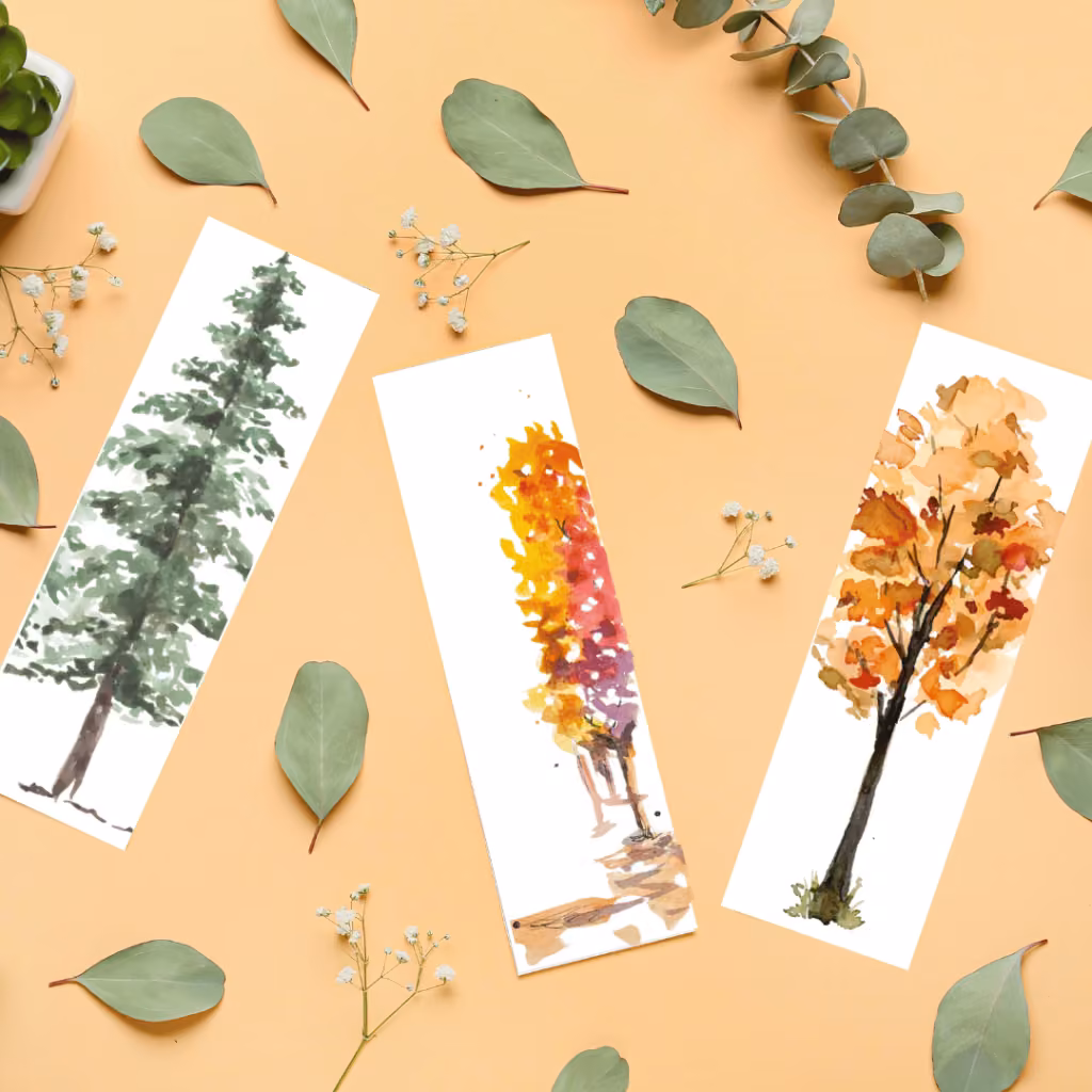 Aquarell: Baum und Wald - Schmidtchen im Planetarium