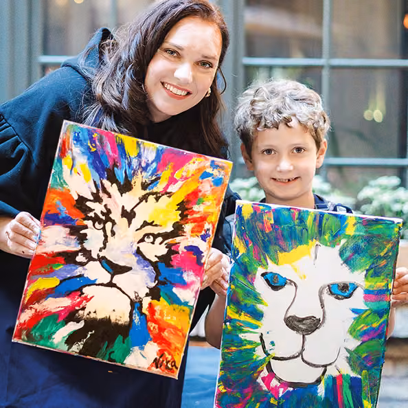 ArtNight Kids: Löwe - Shades Café Bar Atelier