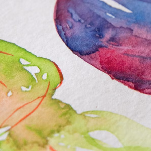 Aquarell: Unterwasserwelt - Schmidtchen im Planetarium