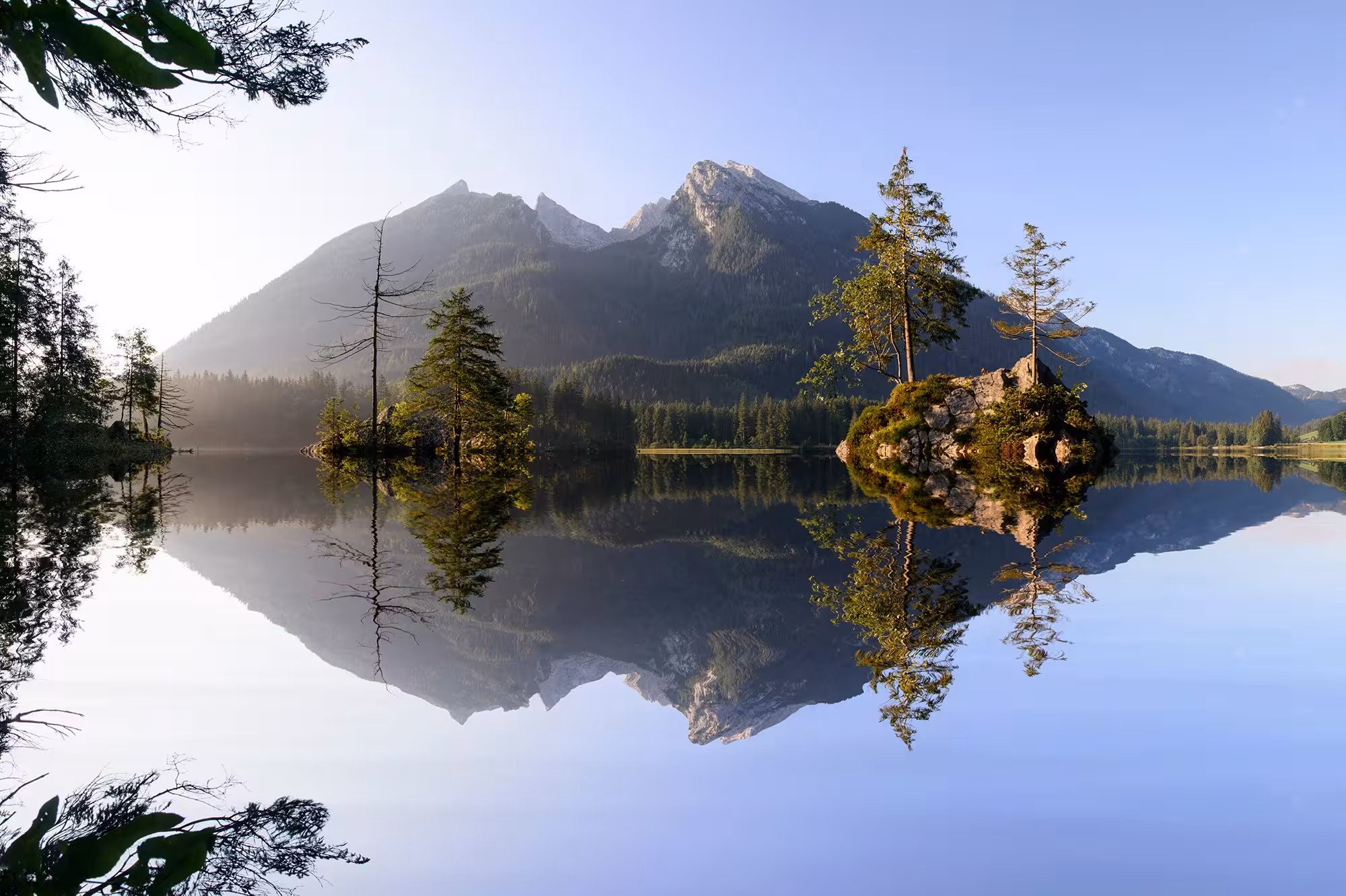 Hintersee in den Berchtesgadener Alpen