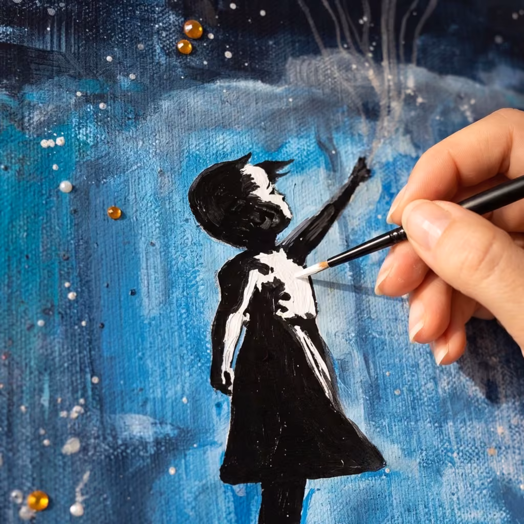 Banksy: Girl with Balloon – Bedazzling Special - Topgolf Oberhausen