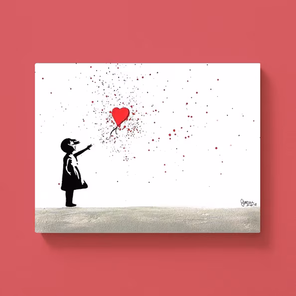 Banksy Girl with Balloon - Leonardo Boutique Hotel