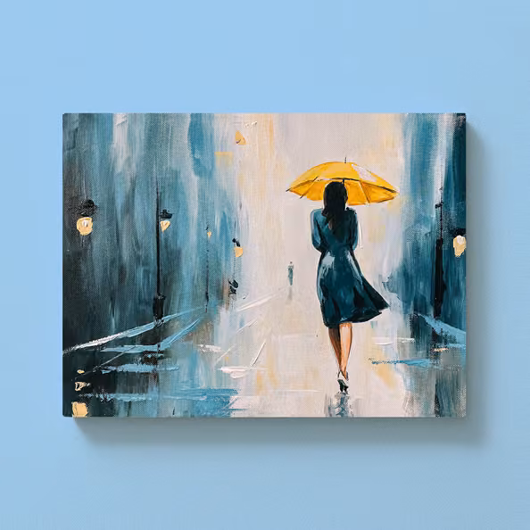 Im Regen - Atelier R. Schwarz