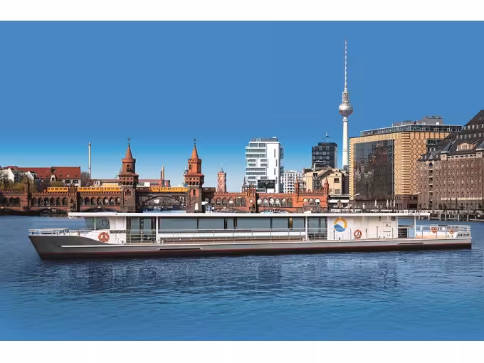 Berliner Highlight Tour mit Solarschiff | Abfahrt Märkisches Ufer 