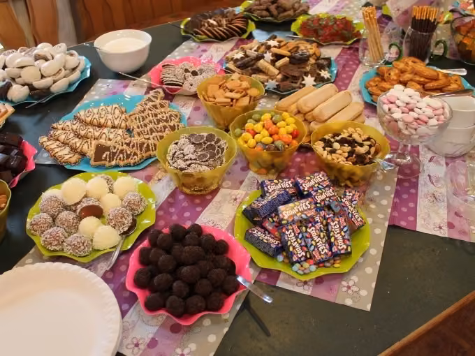 Lebkuchenhäuslebau für Gruppen 