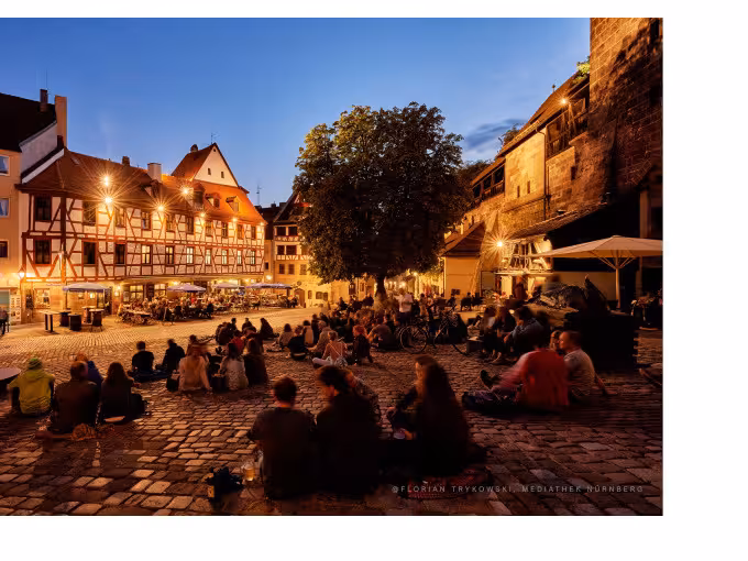 Die Altstadt im Abendlicht