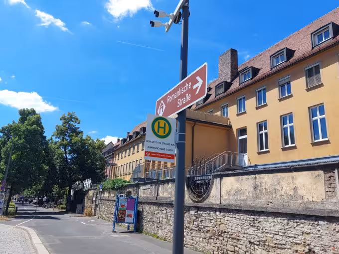 Romantic Road Ticket Würzburg - Rothenburg o.d.T. RRCWUEROT (one way)