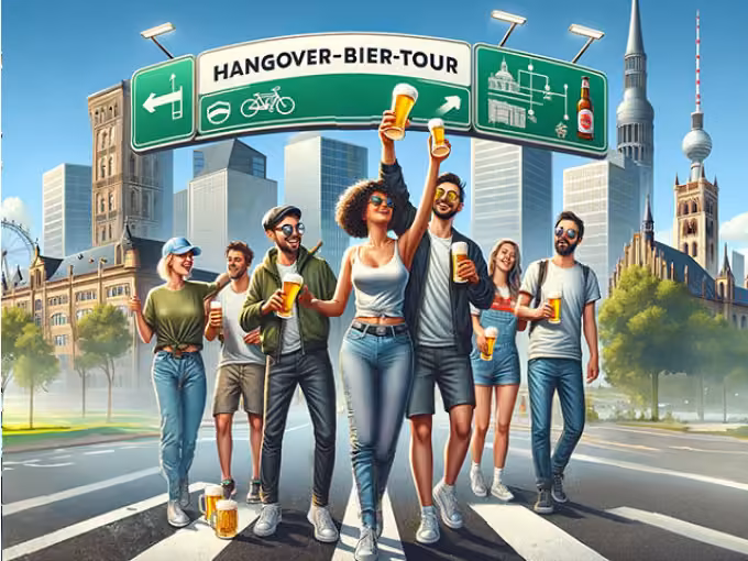 Hangover Bier Tour + inkl. 2 Bier pro Person 