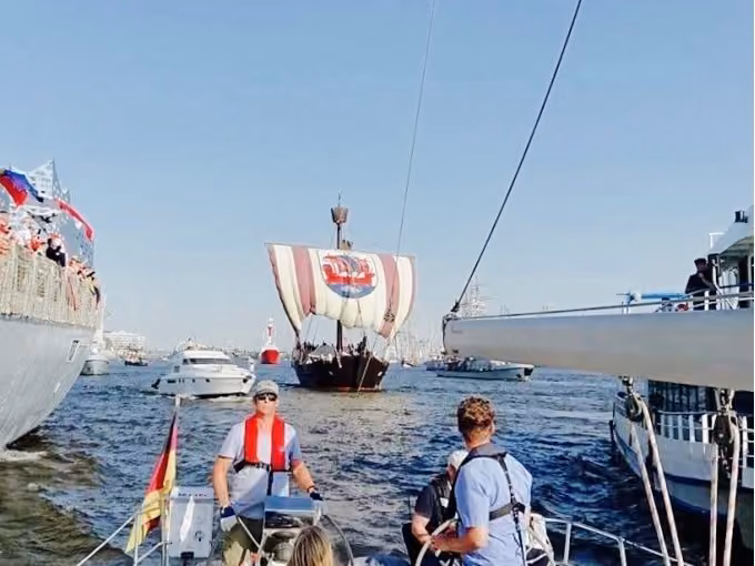Ausfahrt "Hafengeburtstag Hamburg" 2024. Segel- und Cruising-Event  - ab/an WEDEL.