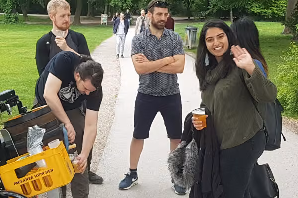 Sulky im Englischen Garten
