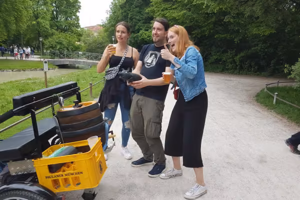 Freude bei der Sulkytour