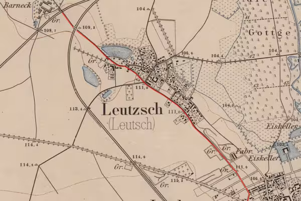 Wie erzählen, wie sich das Leutzsch vom Dorf zu einem Stadtteil entwickelt hat.