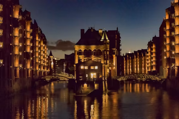 Das Wasserschloß in der Speicherstadt