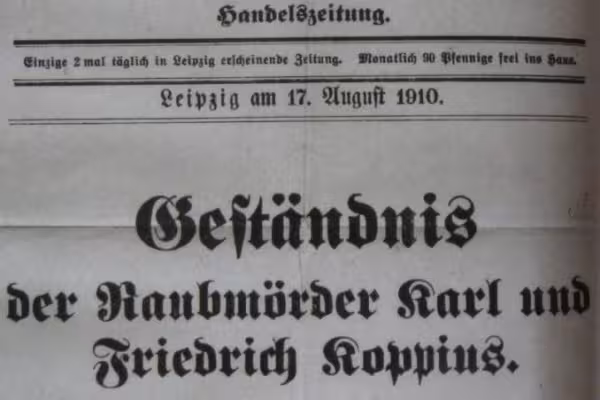 Wir präsentieren die Leipziger Krimifälle der Vergangenheit und Gegenwart.
