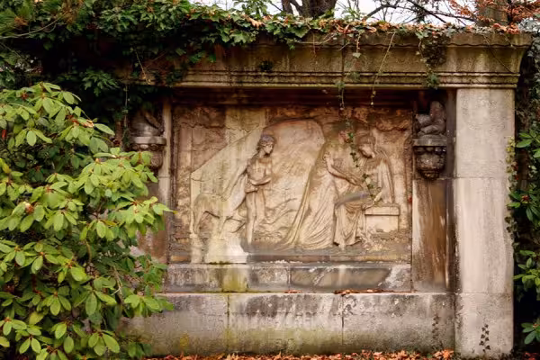 Der Jugendstil ziert viele Grabstellen.
