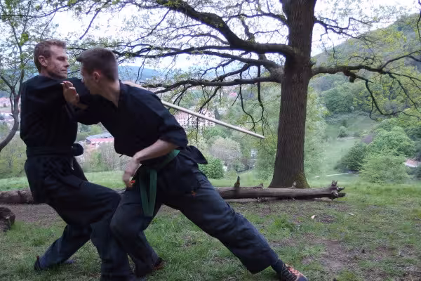 Verteidigung gegen bewaffnete Angreifer.