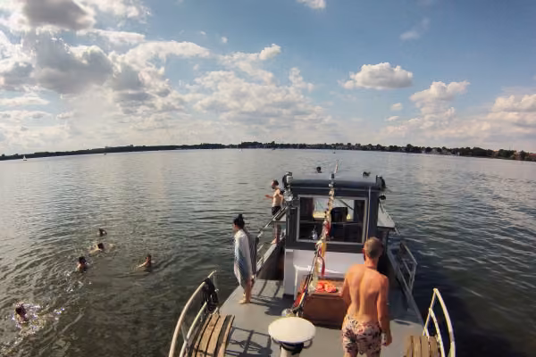 Baden auf dem Müggelsee