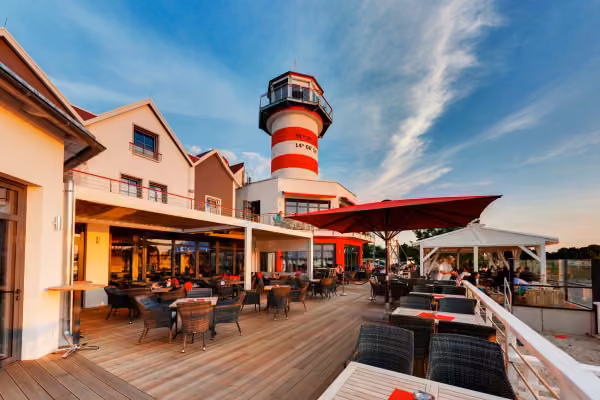 Terrasse im Leuchtturm
