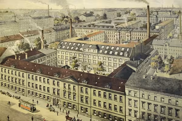 Weltberühmt für die Lexika - der Brockhaus-Verlag mit seinen Gebäuden.