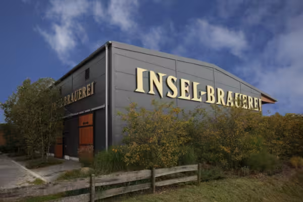 Insel-Brauerei Ansicht von außen